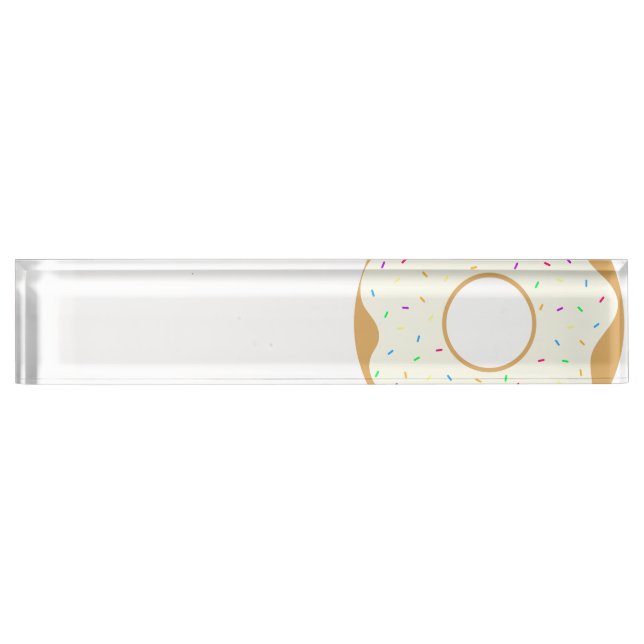 Sprinkly Doughnut Nameplate (Front)