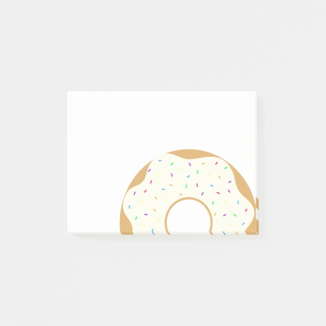 Sprinkly Doughnut Post-it Notes (Front)