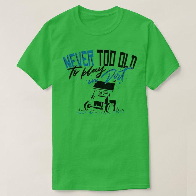 SPRINT CAR DIRT TRACK RACING Play In Dirt Classic  T-Shirt (Design Front)