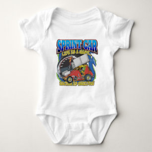 Sprint Car Life Baby Bodysuit