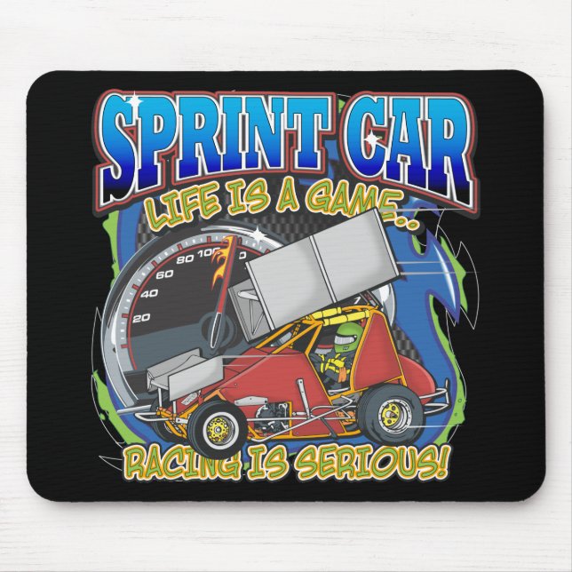 Sprint Car Life Mouse Pad (Front)