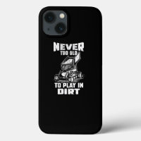 Sprint Car Racing Lover Never Too Old To Play Dirt