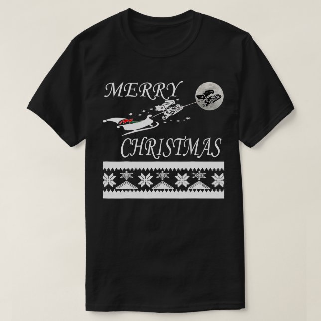 Sprint Racing Christmas  Dirt Track s Gift  T-Shirt (Design Front)