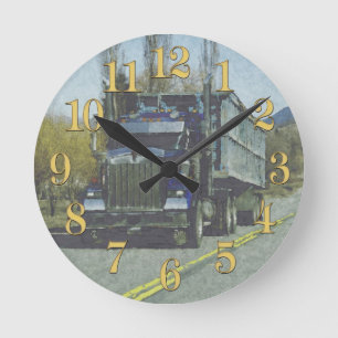 Sprint-time Run Trucking Round Clock