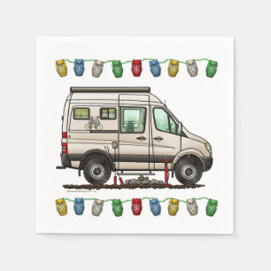 Sprinter Camper Van RV happy camper Napkin