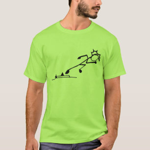 Sprinter Stickman Track and Field T-Shirt
