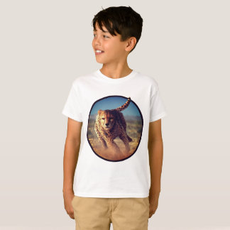 Sprinting Cheetah Artwork T-Shirt