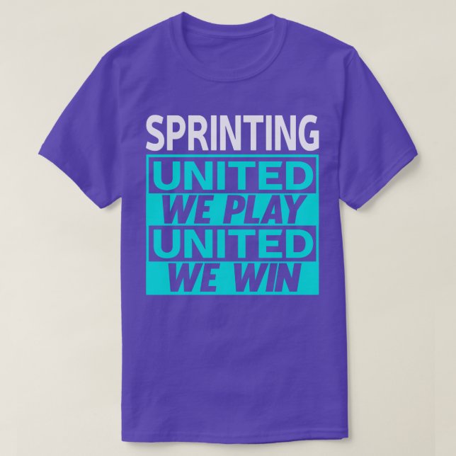 Sprinting Design for a Sprinter 1 T-Shirt (Design Front)