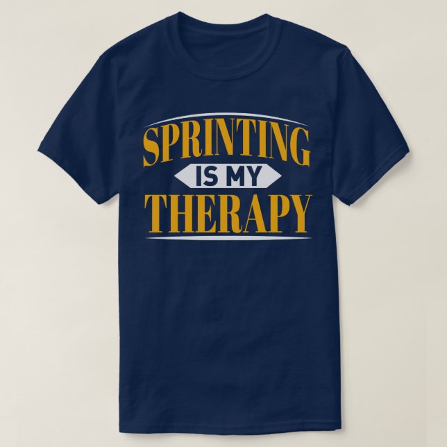 Sprinting Design for a Sprinter T-Shirt (Design Front)