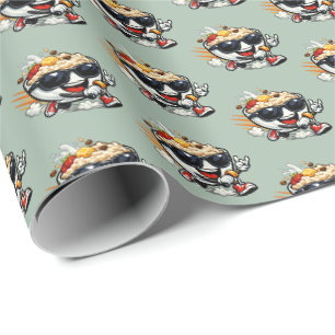 Sprinting Porridge Wrapping Paper