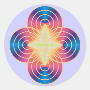 Spriral prism stickers