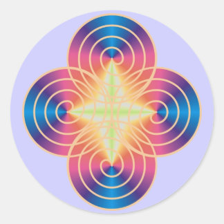 Spriral prism stickers