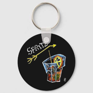 Spritz Aperol Accessories and Gifts - Venice Italy Key Ring