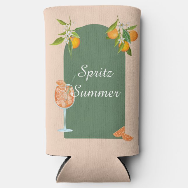 Spritz Summer Birthday Seltzer Can Cooler (Front)