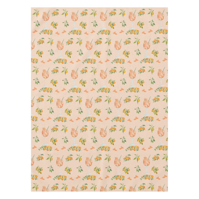 Spritz Summer Birthday Tablecloth (Front)