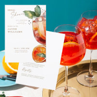 Spritzing it up White Aperol Bridal Shower