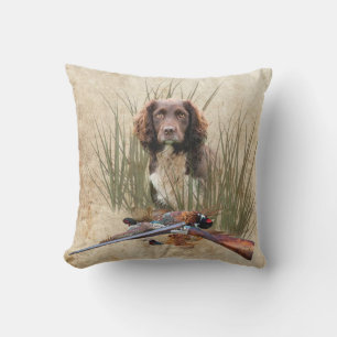 Sprocker Spaniel Tapestry Poster Triptych Acrylic  Cushion