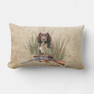 Sprocker Spaniel Tapestry Poster Triptych Acrylic Lumbar Cushion