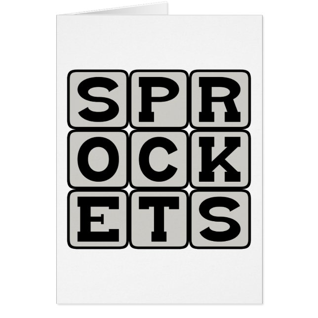 Sprockets, Parts of a Wheel (Front)