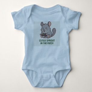 Sprouting Cuddles – Cosy Chinchilla Baby bodysuit