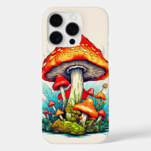 Sprouting Wild Forest Mushrooms iPhone 16 Pro Case