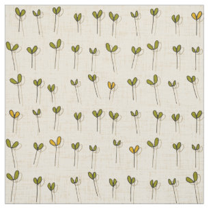 sprouts cream fabric