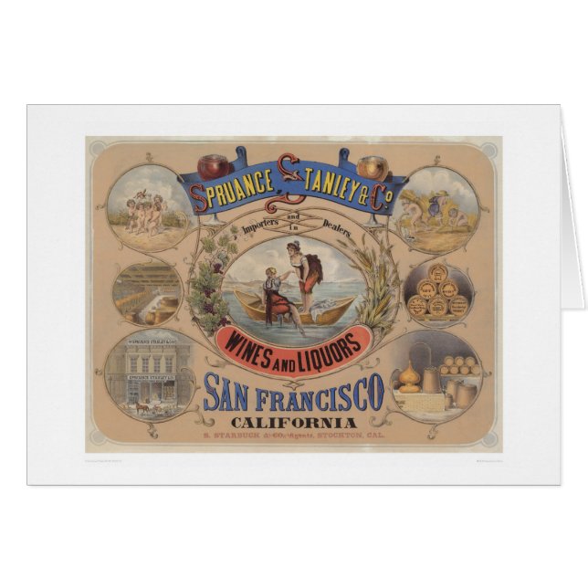 Spruance Stanley & Co., Wines & Liquors, SF (1305) (Front Horizontal)