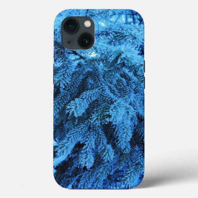 Spruce branches covered with snow & frost crystals Case-Mate iPhone case (Back)