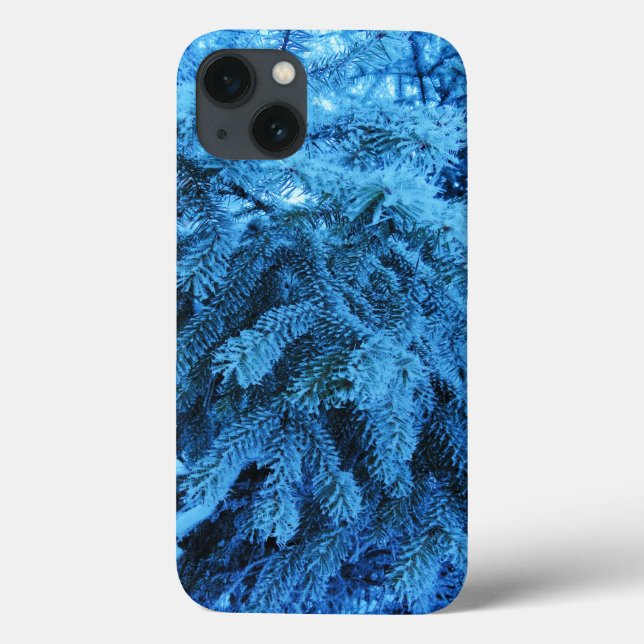 Spruce branches covered with snow & frost crystals Case-Mate iPhone case (Back)