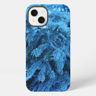 Spruce branches covered with snow & frost crystals iPhone 13 case