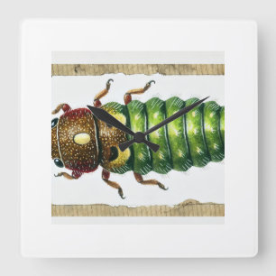 Spruce Budworm 080824IREF230 - Watercolor Square Wall Clock