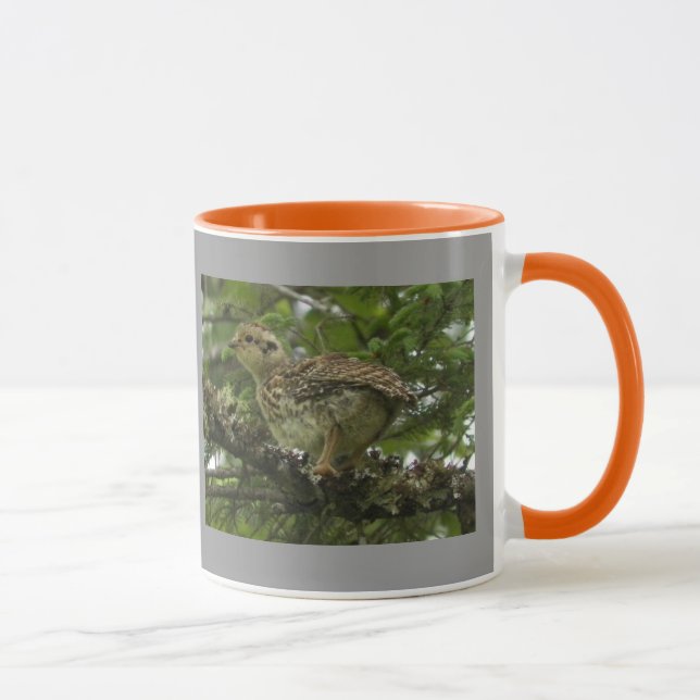 Spruce Grouse Chick Mug (Right)
