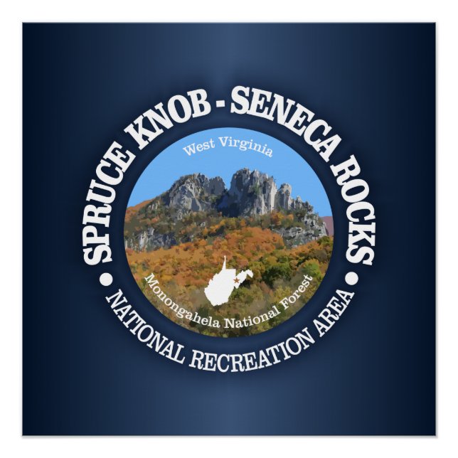 Spruce Knob - Seneca Rocks NRA Poster (Front)