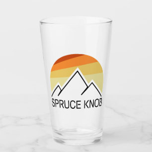 Spruce Knob West Virginia Retro Glass
