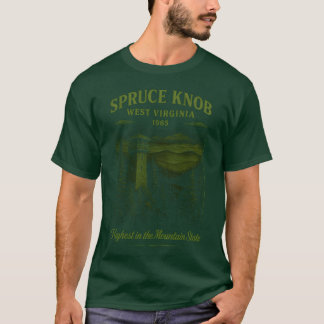 Spruce Knobower Vintage Nature Art retro T-Shirt