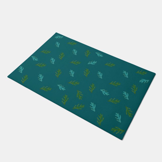 Spruce Twigs - Scent of a forest  Doormat (Angled)