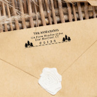 Spruces Rustic Name & Return Address Zip Code