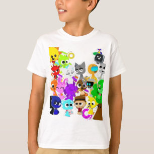 Sprunki Group!   Simon Oren Funbot Pinki Wenda  T-Shirt