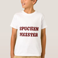Spucken Meister , Spitting Champion in German