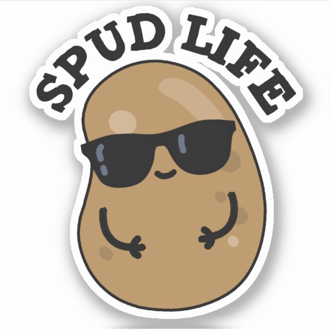 Spud Life Funny Potato Pun  (Front)