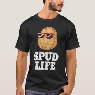 Spud Life Potato  Potatoes Vegetables Chips Graphi T-Shirt