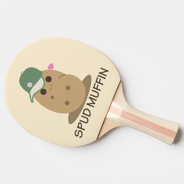 Spud Muffin Ping Pong Paddle (Side)