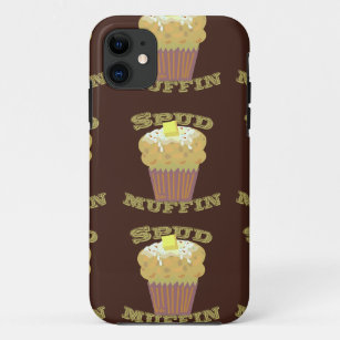 Spud Muffin Silly Potato Quote Art Pattern iPhone 11 Case