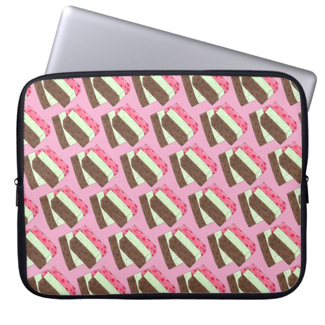 Spumoni Italian Gelato Ice Cream Dessert Spumone Laptop Sleeve (Front)