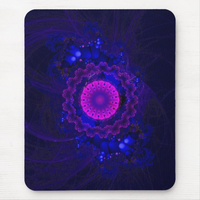 Spun Fractal Mouse Pad (Front)