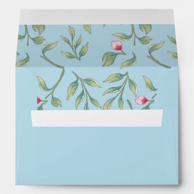 Spun Sugar Blue Envelope (Back (Bottom))