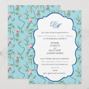 Spun Sugar Rehearsal Dinner Invitation