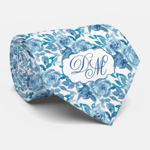 Spun Sugar & Skydiver Blue Wedding Keepsake Neck T Tie