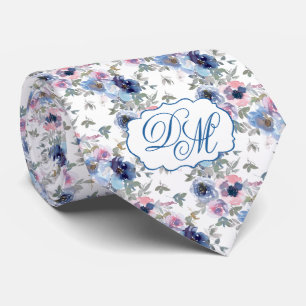 Spun Sugar & Skydiver Blue Wedding Keepsake Neck T Tie