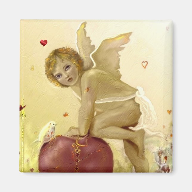 Spunky Cupid Magnet (Front)